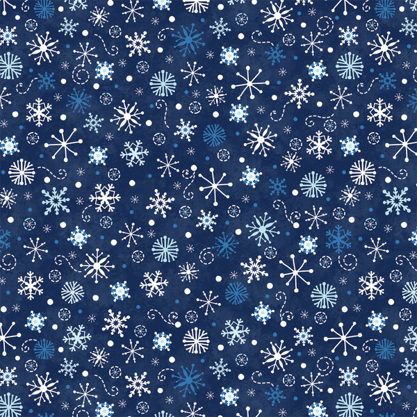 Snowball Blue - fabric