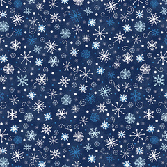 Snowball Blue - fabric