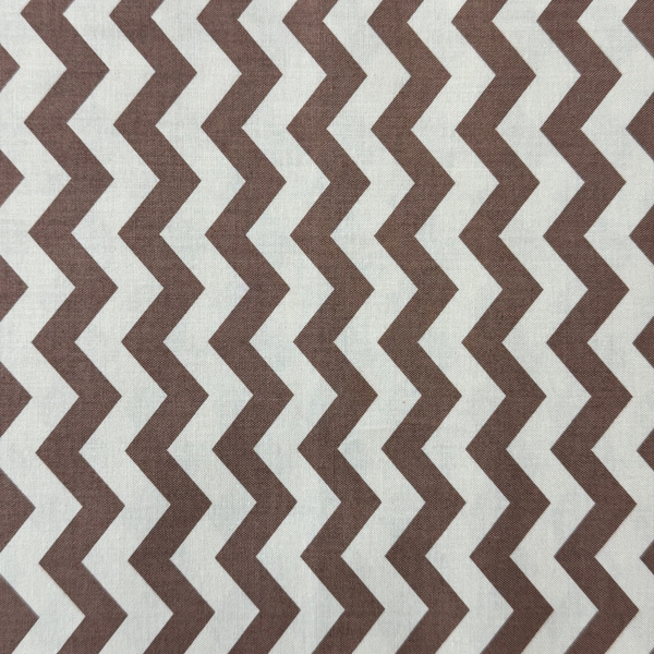 Chevron Burlap Tan - fabric