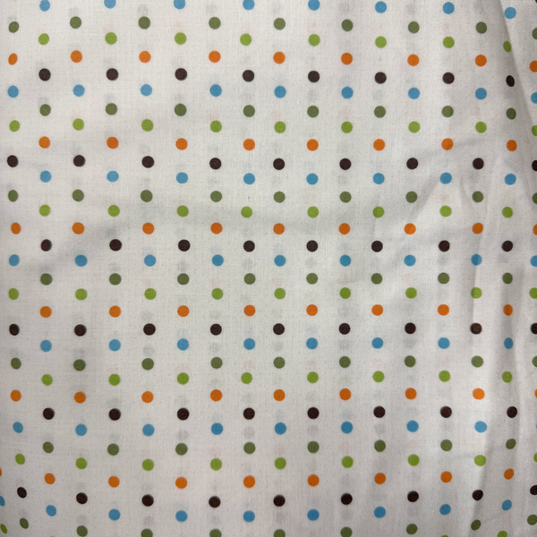 Simple Dots Green - fabric