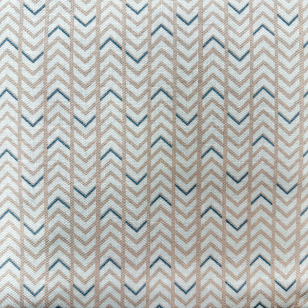 Wonky Arrow Blue - fabric
