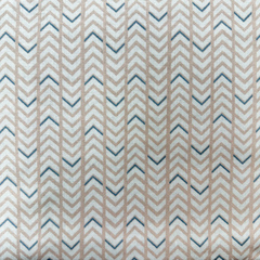 Wonky Arrow Blue - fabric
