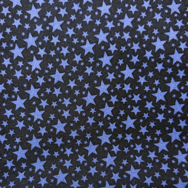 Jumble Stars Blue - fabric