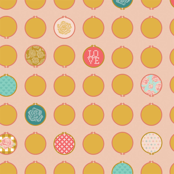 Fabric Tiny Hoops 