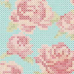 Floral Rosy Mosiac