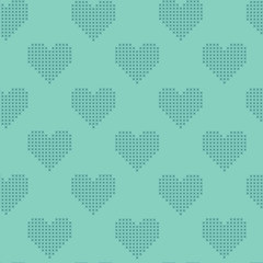 Fabric Cross My Heart Mint