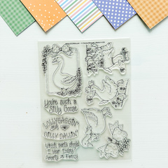 Goose Elements Stamp 6x8