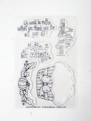 Muffin Add On Stamp 4x6