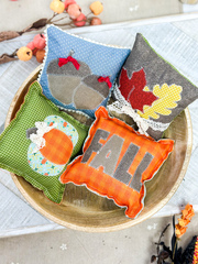 Fall Mini Applique Pillows