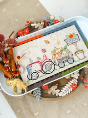 Tractor in the Patch Embroidery
