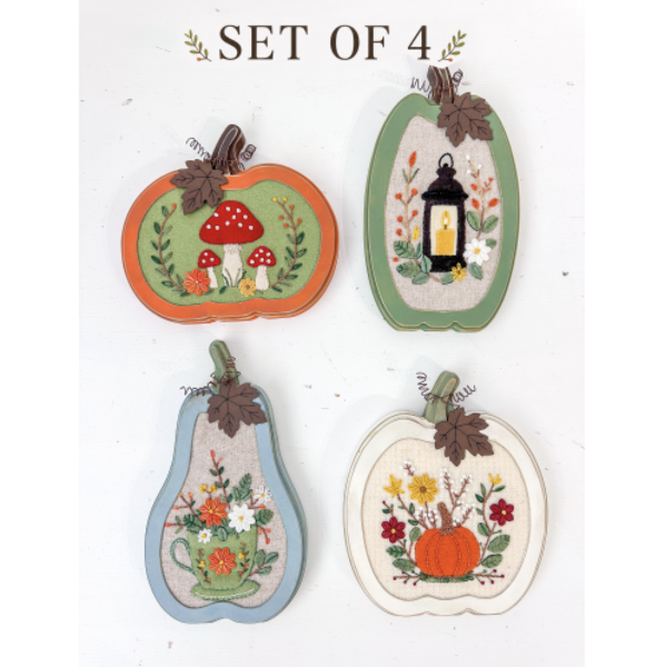 Fall Stitch Window KIT- Set of 4