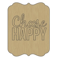 Choose Happy Word Plaque
