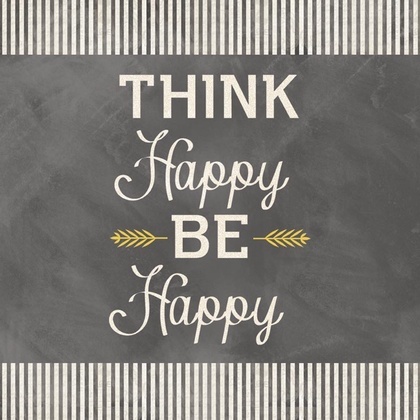 Think Happy Print
