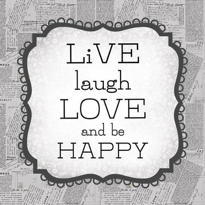 Live, Laugh, Love Print