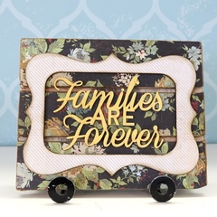 Families Are Forever Word Plaque KIT