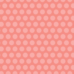 Fabric - Grid Dot Coral