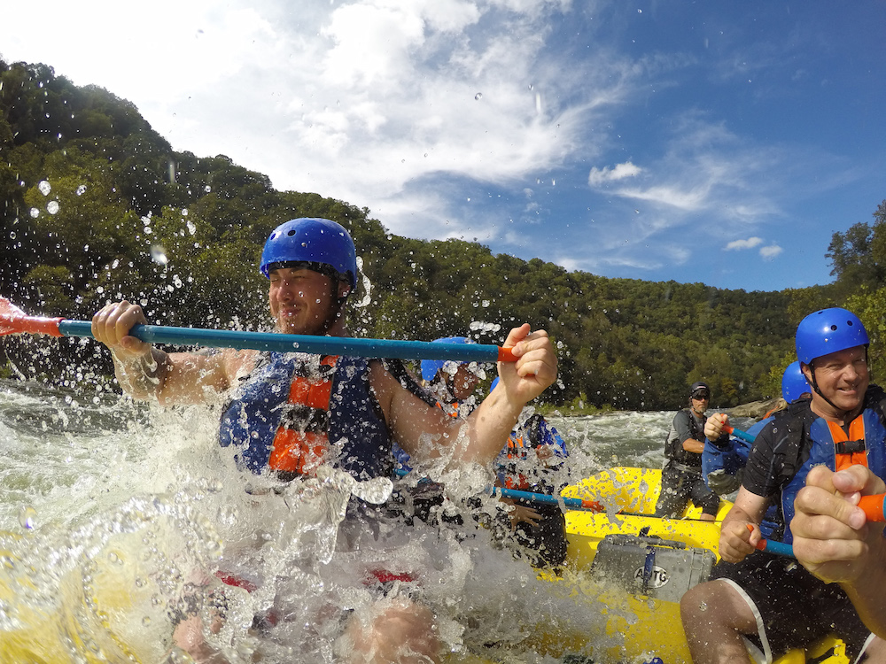 Fall Lower Gauley River White Water Rafting Adventures on the
