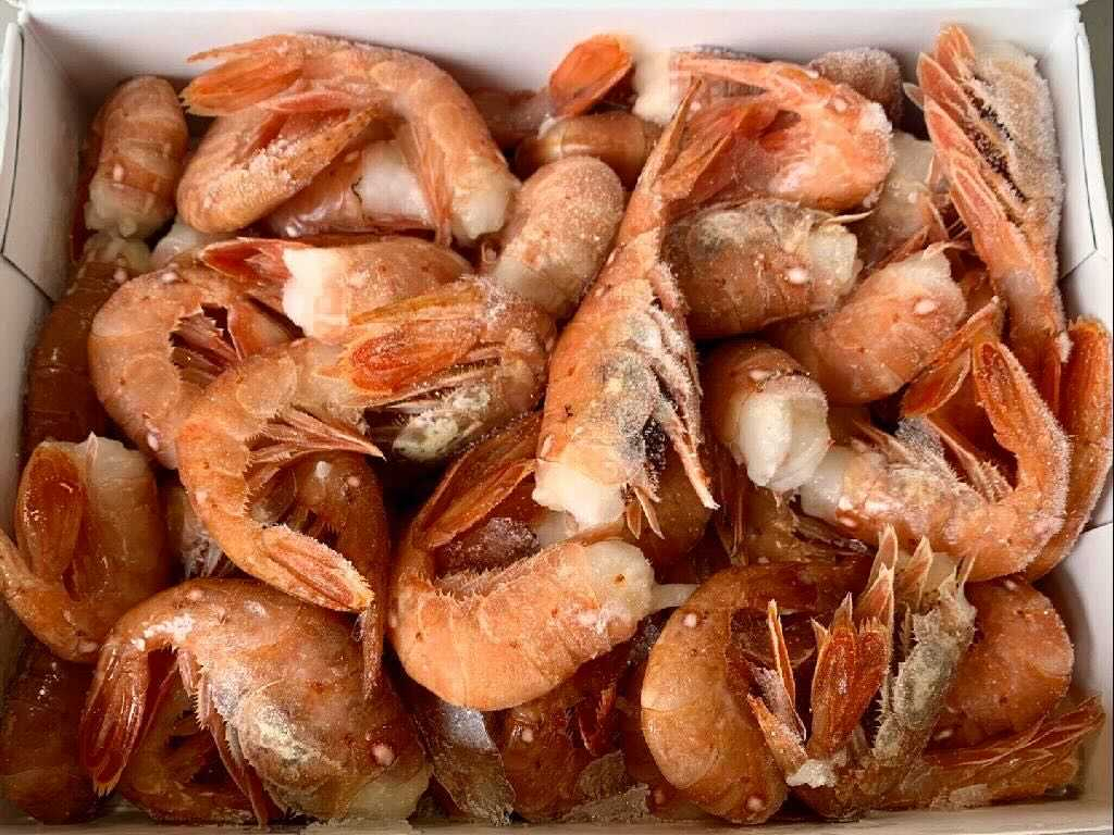 Alaskan Spot Prawns (sashimi grade, frozen)