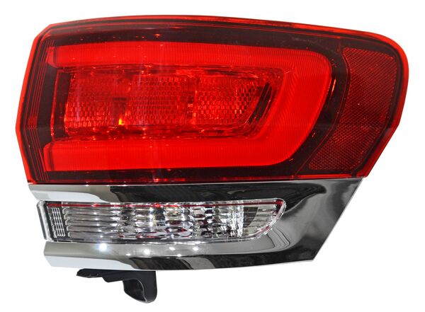 Calavera Grand Cherokee 2017 2018 2019 2020 2021 Ext C/Foco C/Mold Crom Oscura DERECHO (LADO COPILOTO) código 11-6661-A0-1N