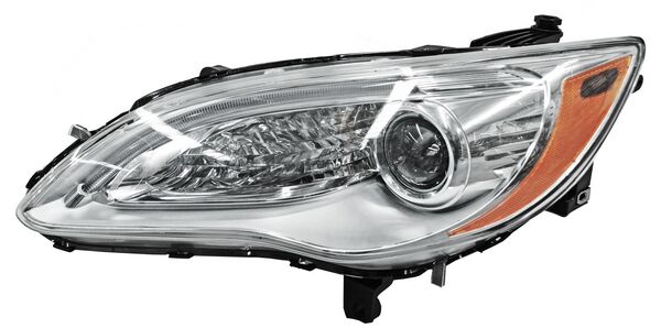 Faro Chrysler 200 2011 2012 2013 2014 Fondo Cromado IZQUIERDO (LADO PILOTO) código 20-9198-00-1N