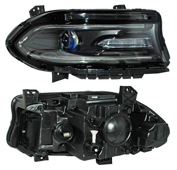 Faro Charger 2016 2017 2018 2019 Bulbo Hb3 (9005) C/Leds G15 DERECHO (LADO COPILOTO) código 20-9695-A0-1A