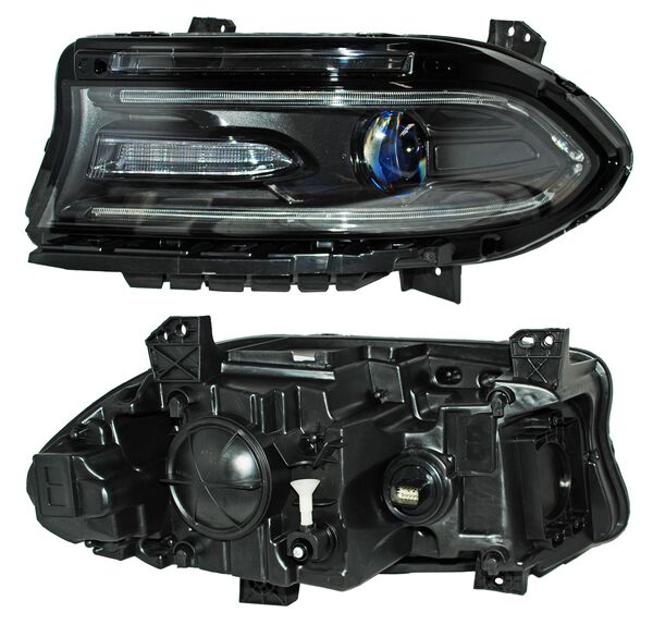 Faro Charger 2016 2017 2018 2019 Bulbo Hb3 (9005) C/Leds G15 IZQUIERDO (LADO PILOTO) código 20-9696-A0-1A