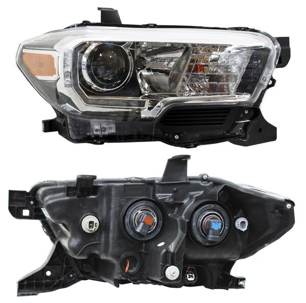 Faro Tacoma 2016 2017 2018 2019 2020 2021 2022 2023 Fondo Negro Leds DERECHO (LADO COPILOTO) código 20-9749-B0-1N