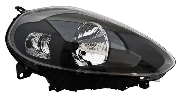 Faro Fiat Punto 2013 2014 2015 Fondo Negro DERECHO (LADO COPILOTO) código 20-C261-B5-2B