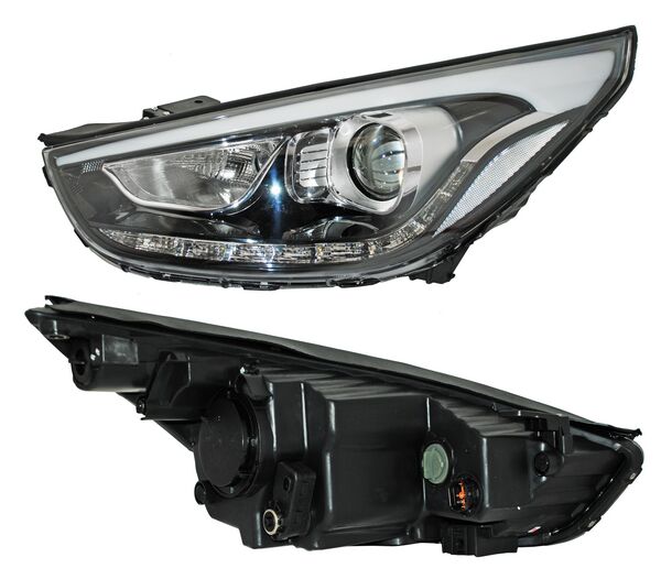 Faro Ix35 15/ Tucson 2010 2011 2012 2013 2014 2015 Solo Usa Elect Leds G15 IZQUIERDO (LADO PILOTO) código 20-E8240015B3