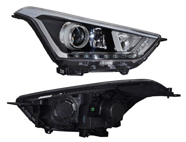 Faro Creta 2017 2018 2019 Leds DERECHO (LADO COPILOTO) código 20-G031-A6-2B