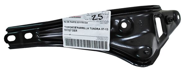 Soporte Parrilla Tundra 2007 2008 2009 2010 2011 2012 2013 DERECHO (LADO COPILOTO) código 531170C020