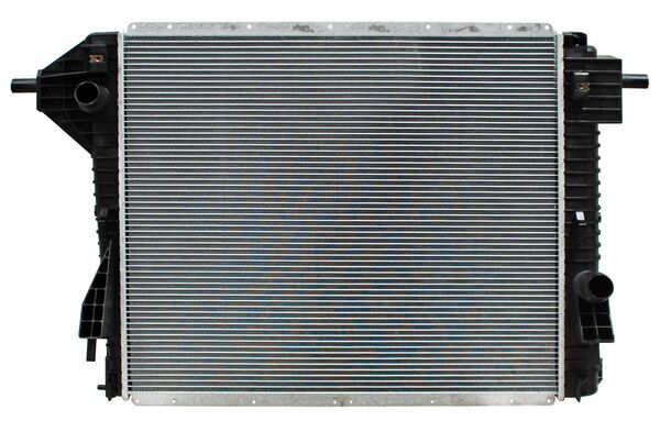 RADIADOR FORD SUPER DUTY F350/ F450 08-16 STD 6.2L/ 6.8L 26 7/9X 30 2/5 ALUMINIO SOLDADO JST TW 892 1432SPC