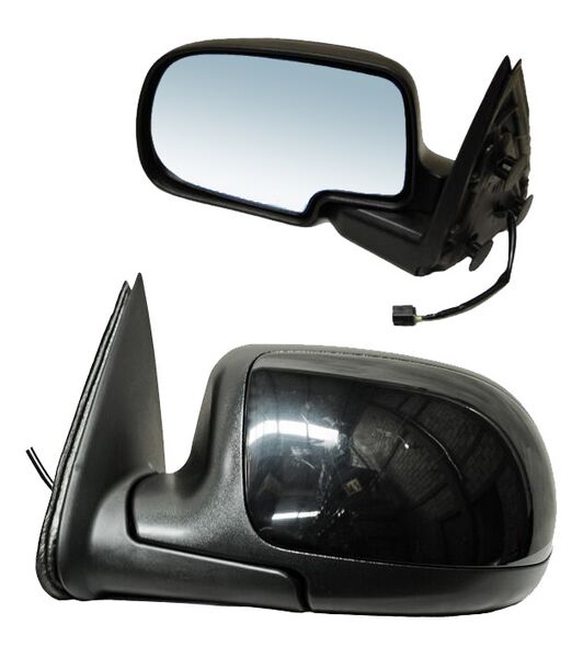 Espejo Chev Pu 1999 2000 2001 2002 2003 2004 2005 2006 Elect Negro Liso Ls/ Lt 3 Pines IZQUIERDO (LADO PILOTO) código ELCPU99ENL
