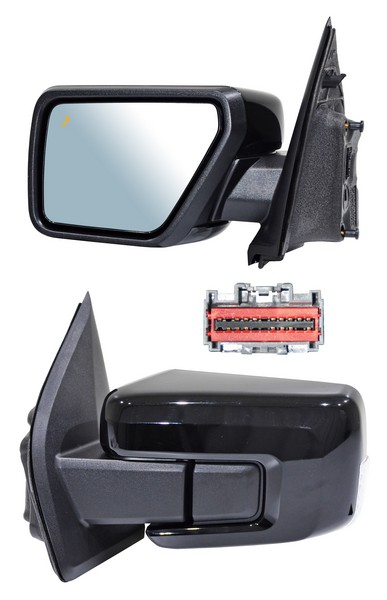 Espejo Ford Pu 2021 2022 2023 2024 F150 Elect P/Pint C/Direcc C/Desemp C/Luz Inf C/Sens Punto Ciego C/Mem Autoabatible 16 Pines IZQUIERDO (LADO PILOTO) código ELFPU21EL1