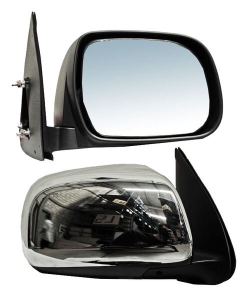 Espejo Hilux 2005 2006 2007 2008 2009 2010 2011 Elect Crom Liso 3 Pines DERECHO (LADO COPILOTO) código ELTPU05ECR