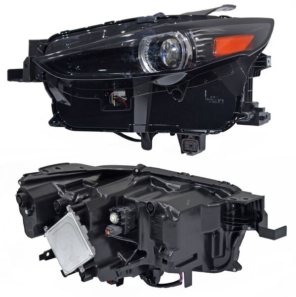 Faro Mazda Cx30 2020 2021 2022 2023 2024 F/Negro C/Leds C/Lupa C/Luz Dia C/Motor IZQUIERDO (LADO PILOTO) código FMC3020LL