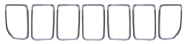 Moldura Parrilla Grand Cherokee 2022 2023 2024 Crom 7 Pzas código MPJGC22C