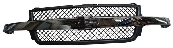 Parrilla Chev 3500 Hd 1999 2000 2001 2002 2003 C/Mold Cromada código PC35099C