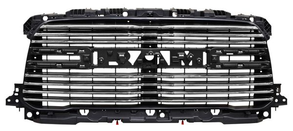 Parrilla Dodge Pu 2019 2020 2021 2022 2023 2024 Ram 2500/3500 Negra C/Mold Crom Lineas código PDPU192C