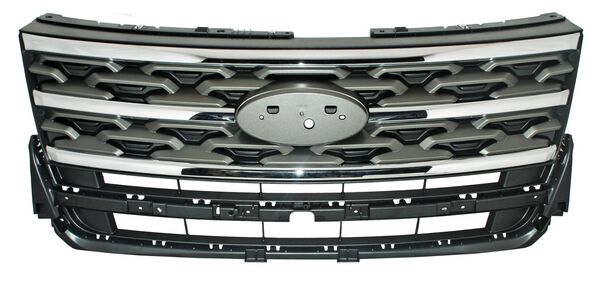 Parrilla Explorer 2018 2019 Gris Claro C/Mold Crom código PFEX18GC
