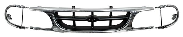 Parrilla Explorer 1995 1996 1997 1998 1999 2000 2001 Cromada/ Negra C/Mold Faro código PFEX95CN
