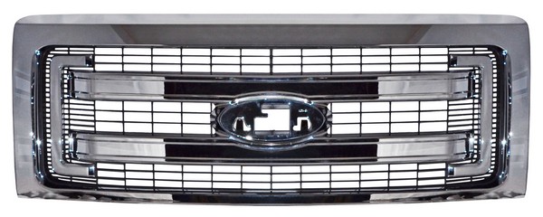 Parrilla Ford Pu 2013 2014 Xlt Crom Negra código PFPU13CXN