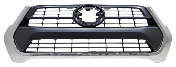 Parrilla Hilux 2021 2022 2023 2024 2025 2026 C/ Mold Crom Negra Poroso código PTPU21C