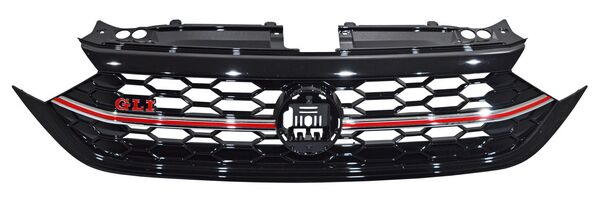 Parrilla Jetta 2022 2023 2024 Gli C/Mold Crom/ Roja Negro Liso Cent código PVJE22G