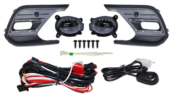 Faro Niebla Polo 2024 2025 Leds C/Parrilla Filo Crom Jgo código VW1810E-LED