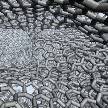Hard carbon: nano-domains of crumpled and twisted graphene