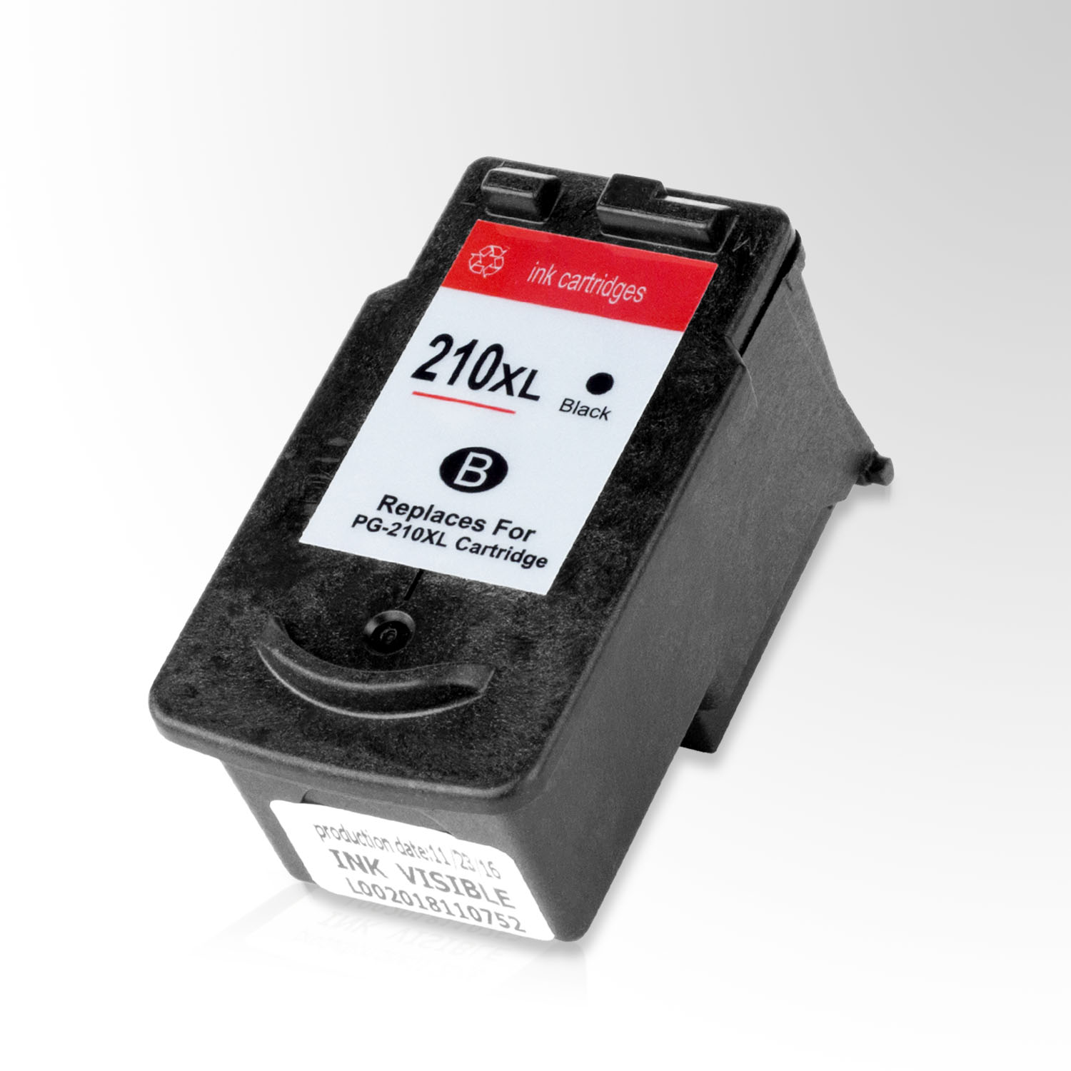 PG210XL Canon ALL INK TONER Remanufactured Printer Compatible Black High Yield Replacement Cartridge W Auto Ink Reset