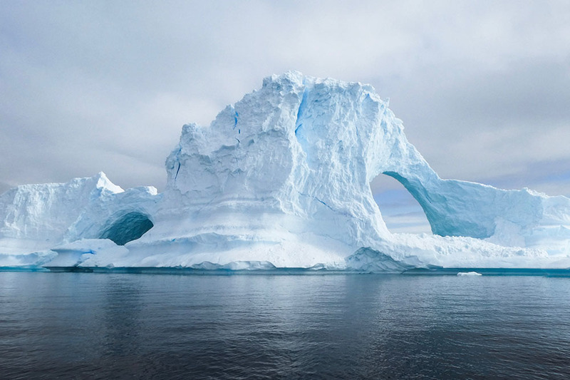 Antarctic Peninsula via Unsplash, Derek Oyen photographer