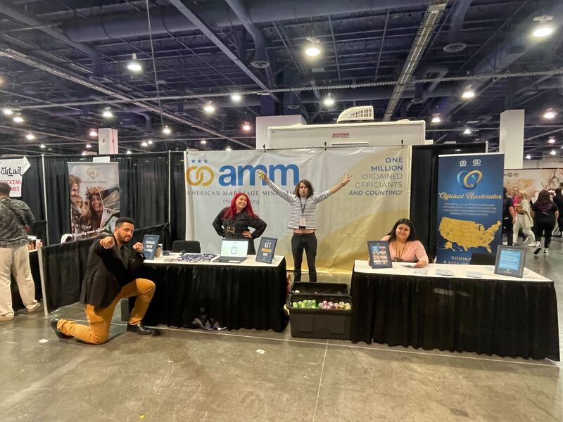 AMM Booth at WEdding MBA