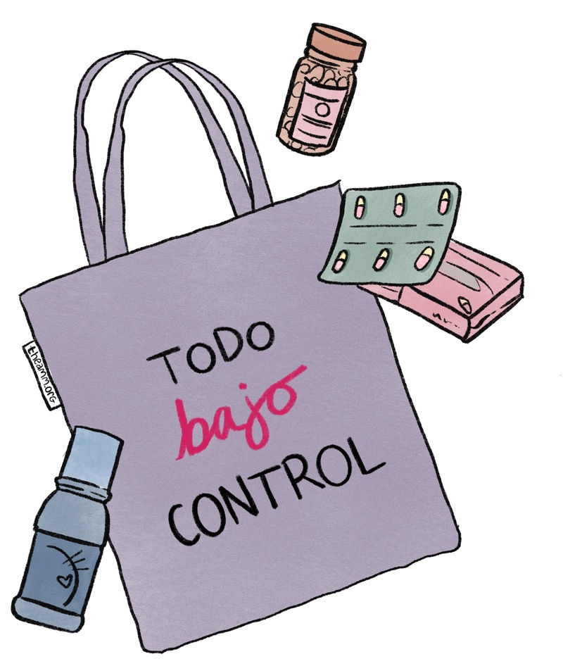 Kit de emergencia de boda para tu periodo